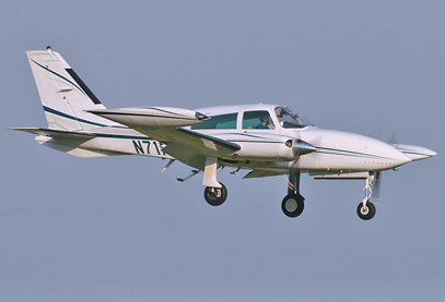 Cessna flying overhead
